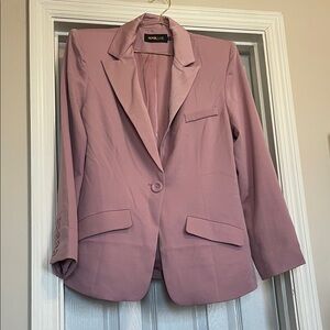 Fashion Nova LUXE Women's Pink Blazer